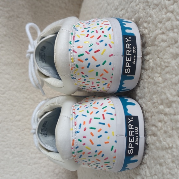 Sperry Striper II Cvo Lace Up Mens White Sneakers Casual Shoes - Picture 8 of 10